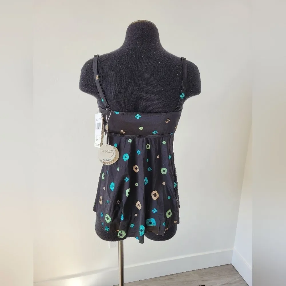 NEW Contours by Coco Reef Shapemakers Swim Top Tankini Pool Beach 34D Size 10 - Picture 8 of 9